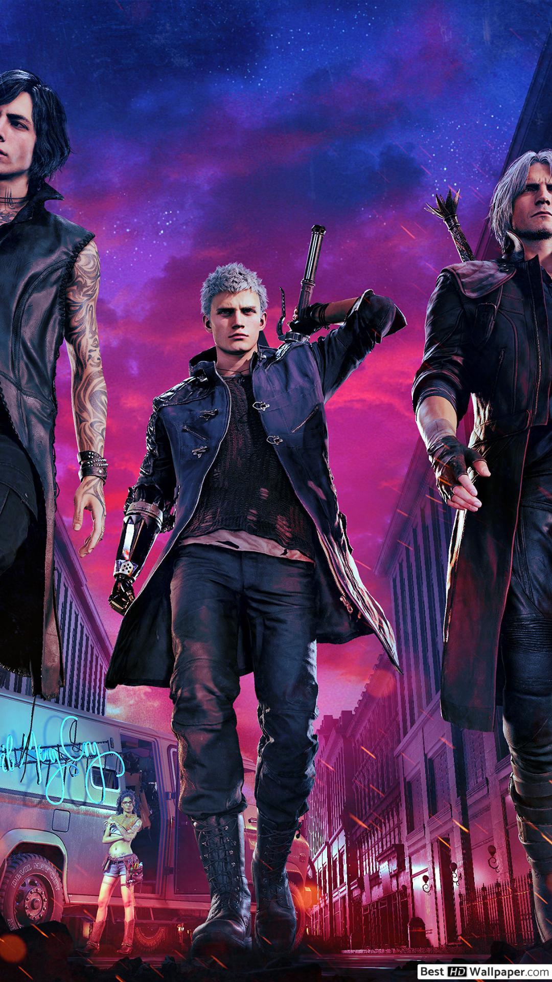 Devil May Cry 5, Nero & Dante HD wallpaper download