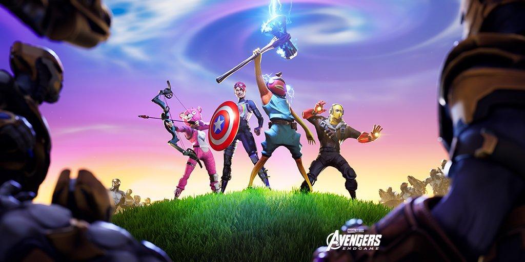 Fortnite X Avengers wallpaper