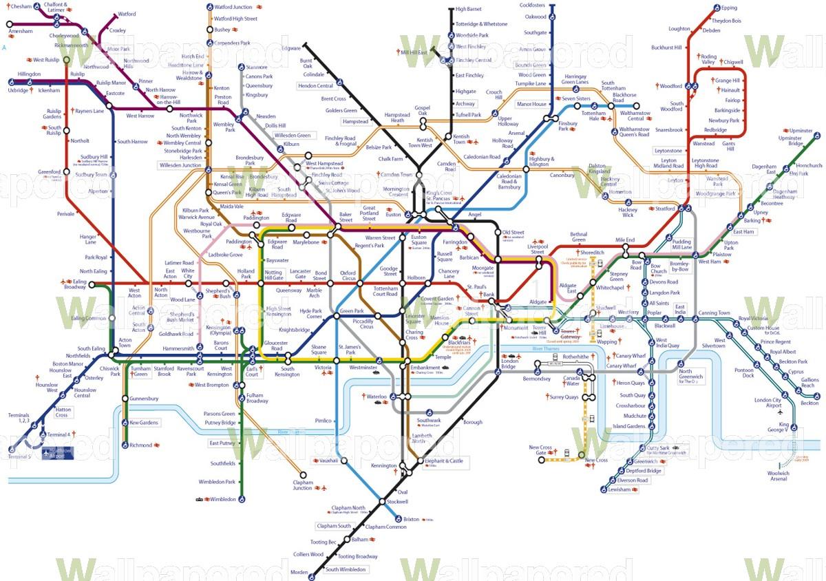 London Underground Wallpaper