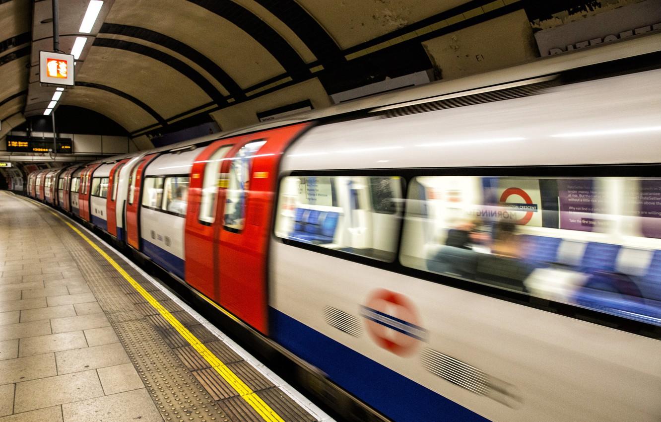 Wallpaper metro, London, train, platform, subway, London