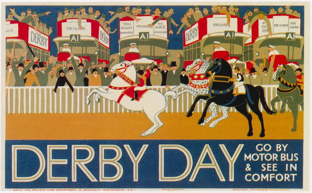 Derby Day London Underground Posters