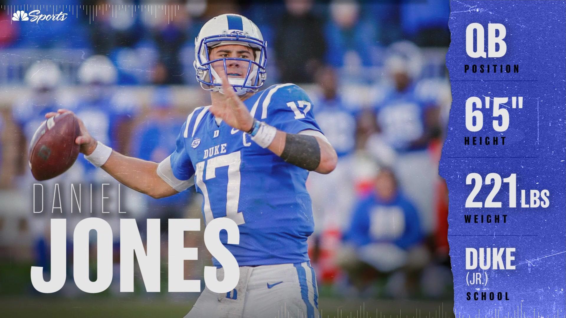 NFL Draft Highlights: QB Daniel Jones, Duke. NBC Sports Boston