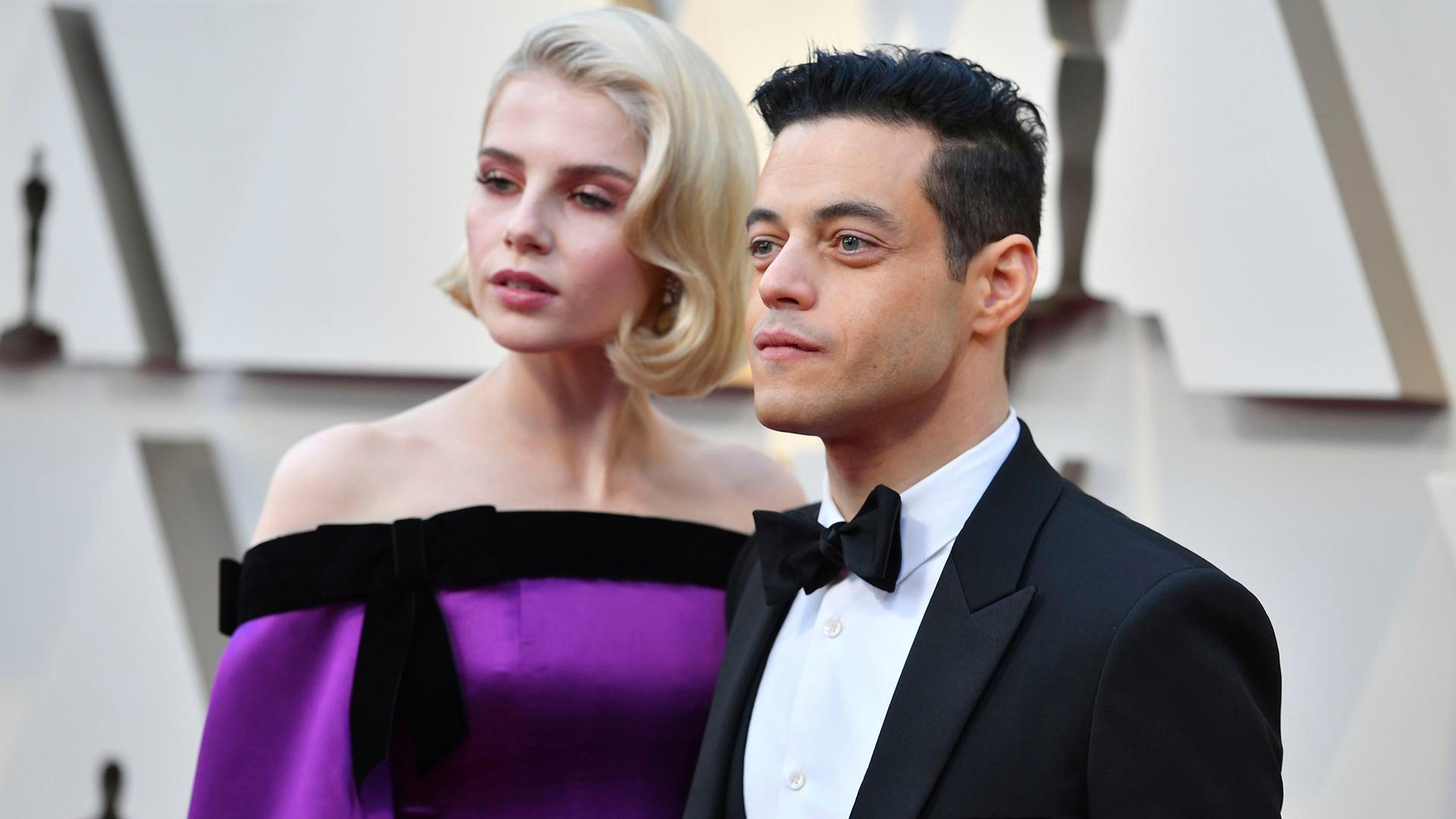 Rami Malek & Lucy Boynton Oscars 2019 Photo. 'Bohemian Rhapsody