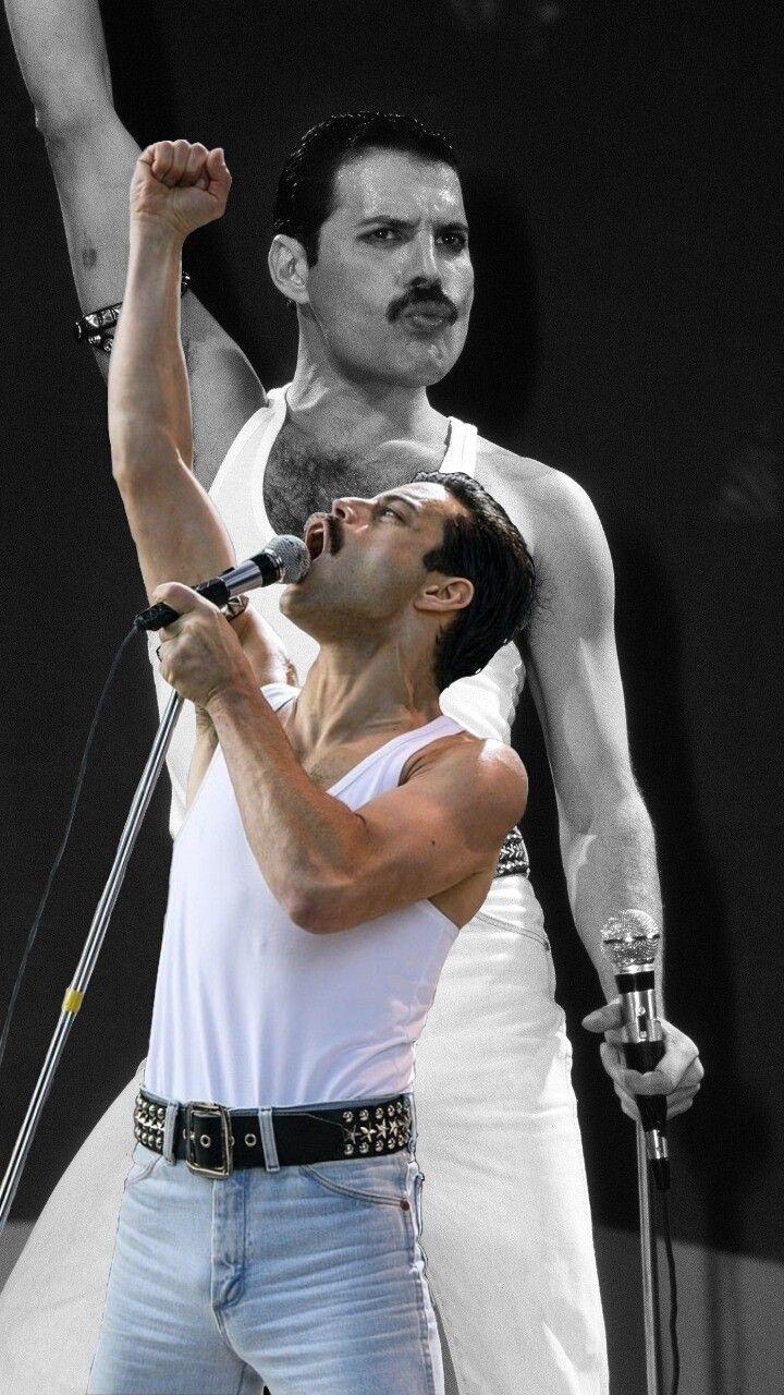 Freddie Mercury and Rami Malek <3. I Love Rock 'n' Roll in 2019