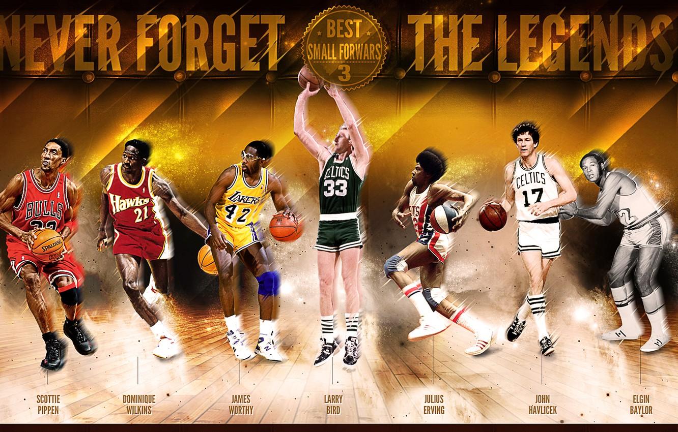 Wallpaper Sport, Basketball, NBA, Scottie Pippen, John Havlicek