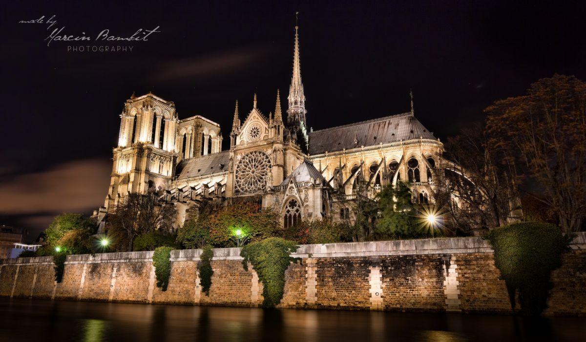 Architecture cities France Light towers monuments Night panorama