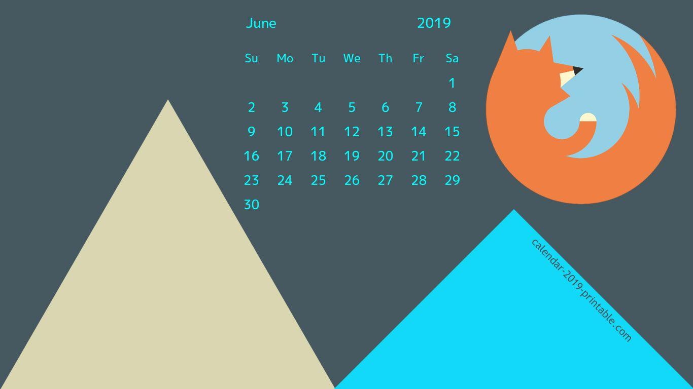 june 2019 stylish calendar wallpaper. Calendar 2019 Wallpaper
