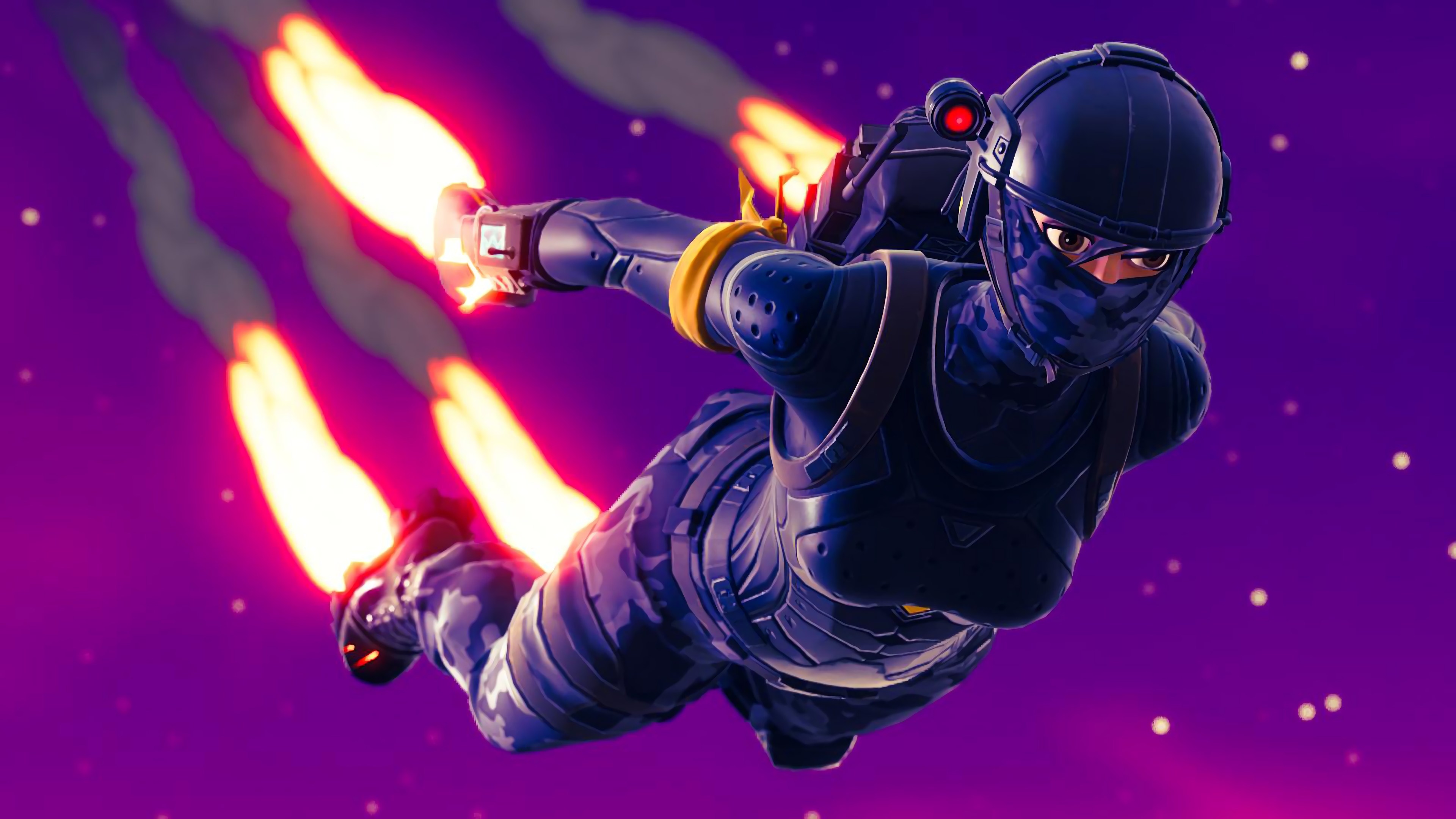 ELITE AGENT SKYDIVE FORTNITE BATTLE ROYALE 3D 4k Ultra HD Wallpaper