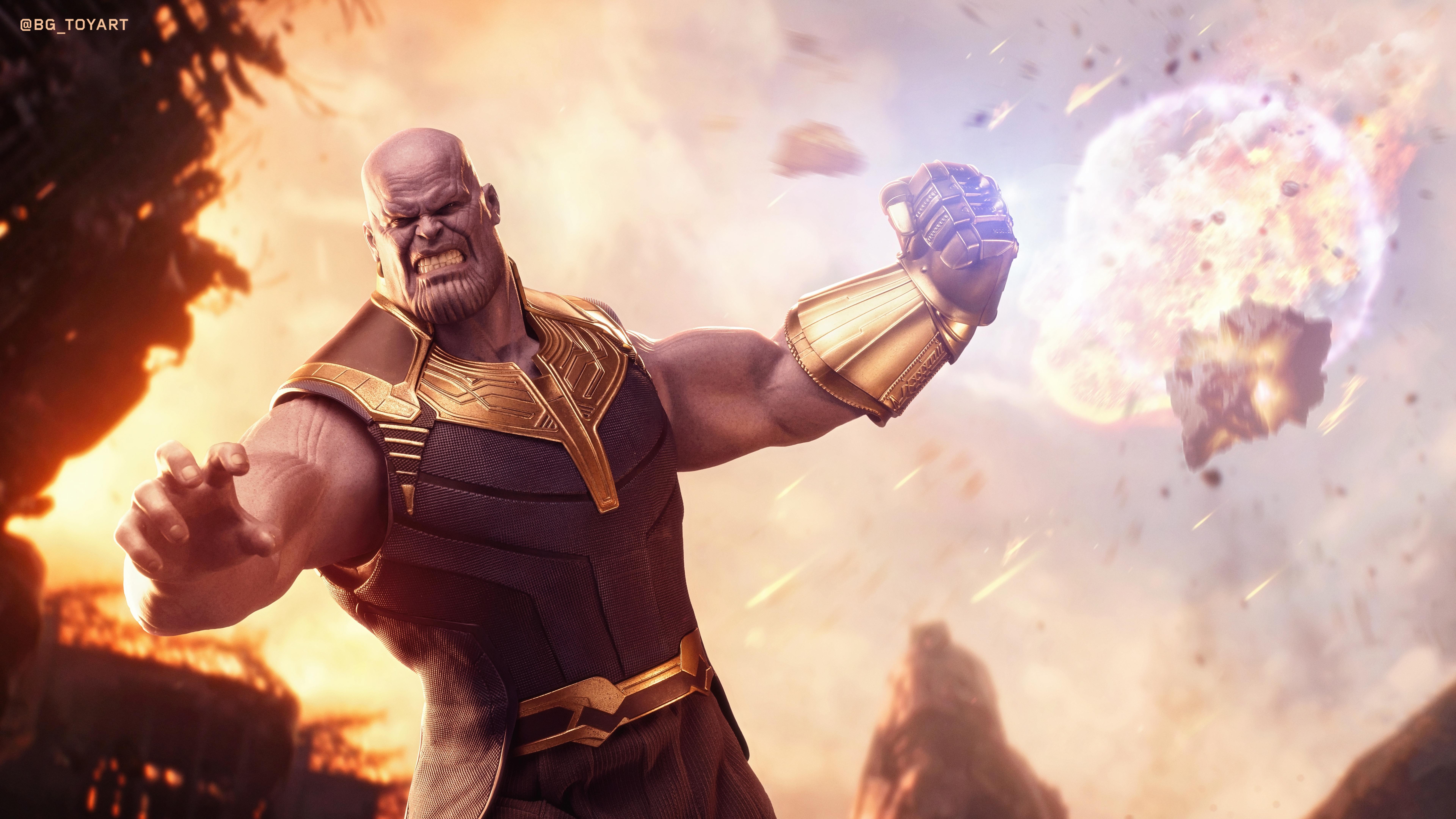 Thanos 4K 8K Wallpaper