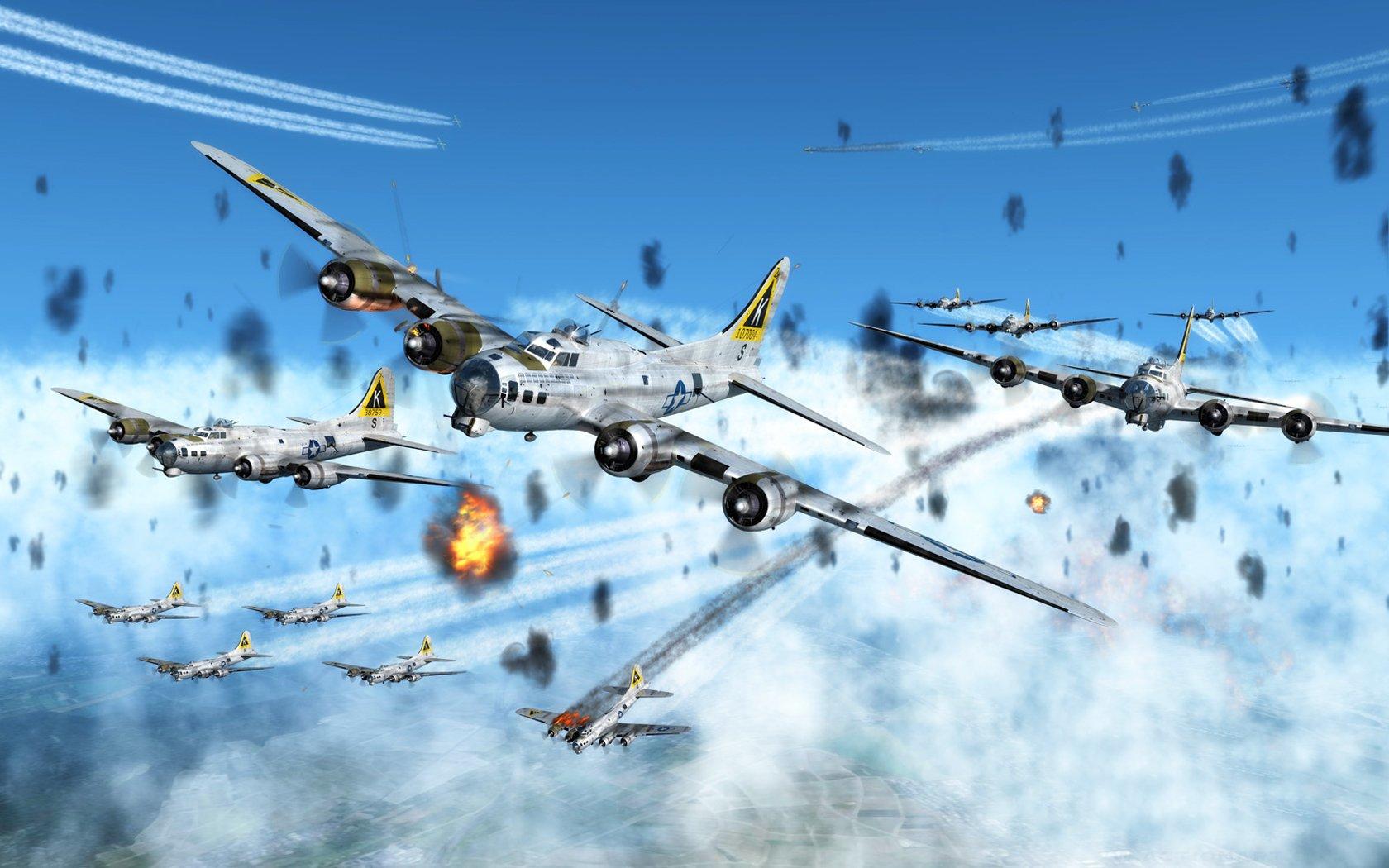 Boeing B 17 Flying Fortress HD Wallpaper