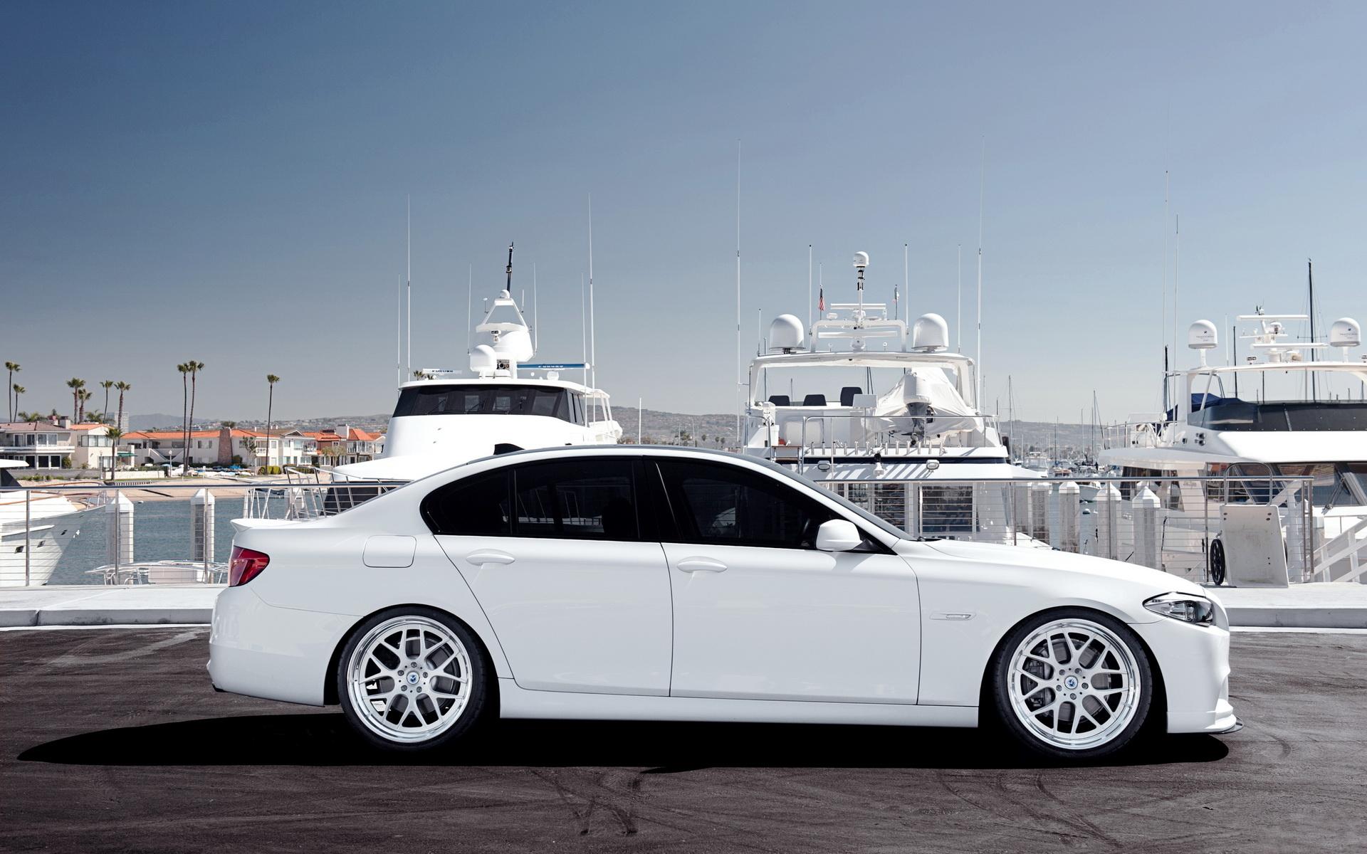 White BMW 5 Series Wallpaper 43567 1920x1200px