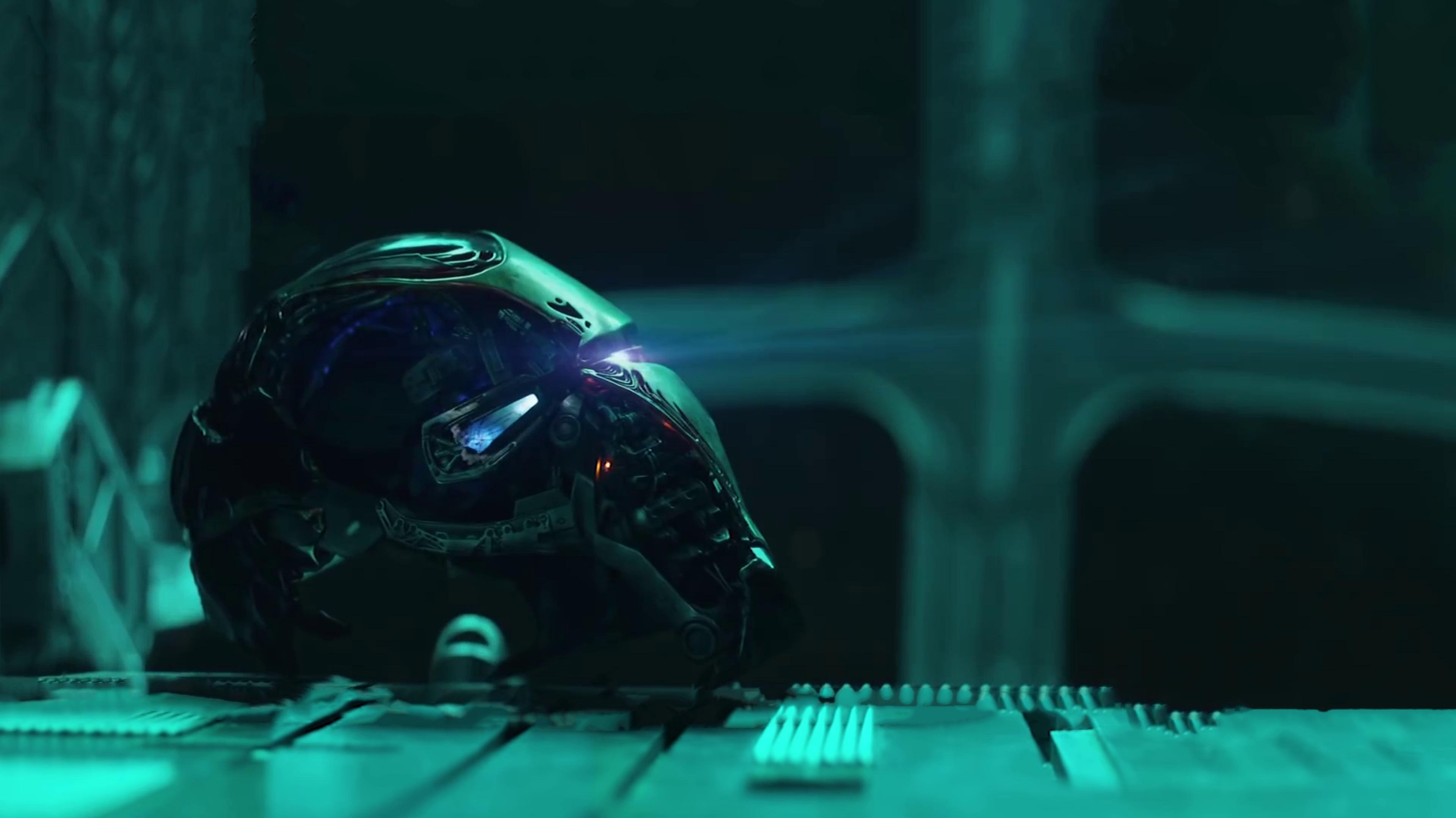 Iron Man Helmet From Avengers Endgame Wallpaper, HD Movies 4K