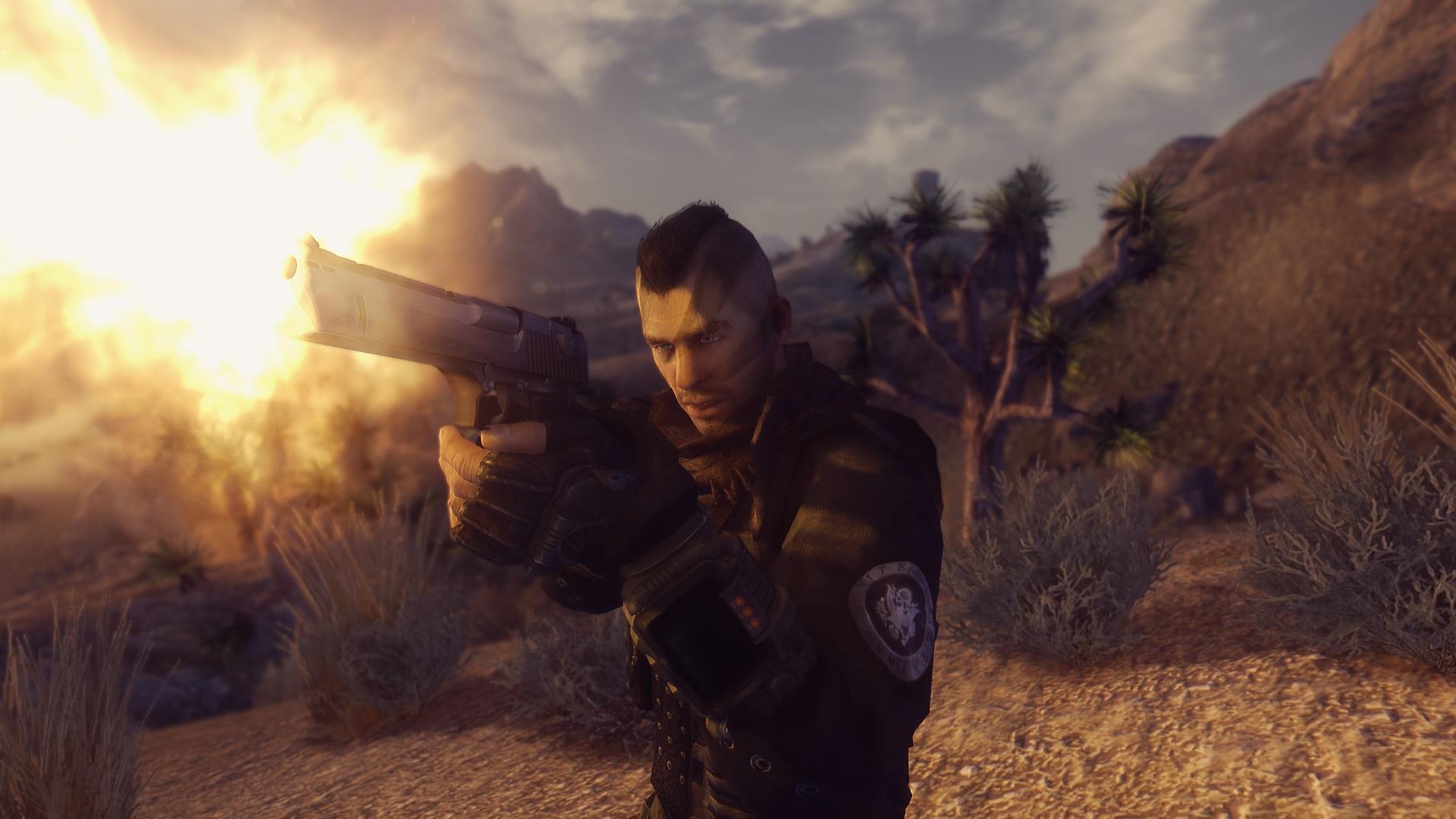 John 'Soap' Mactavish shootin' the Desert Eagle 50AE at Fallout New