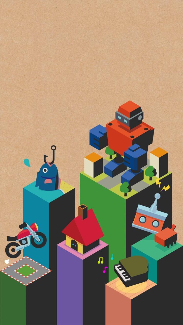 LABO phone wallpaper fro Nintendo LINE account