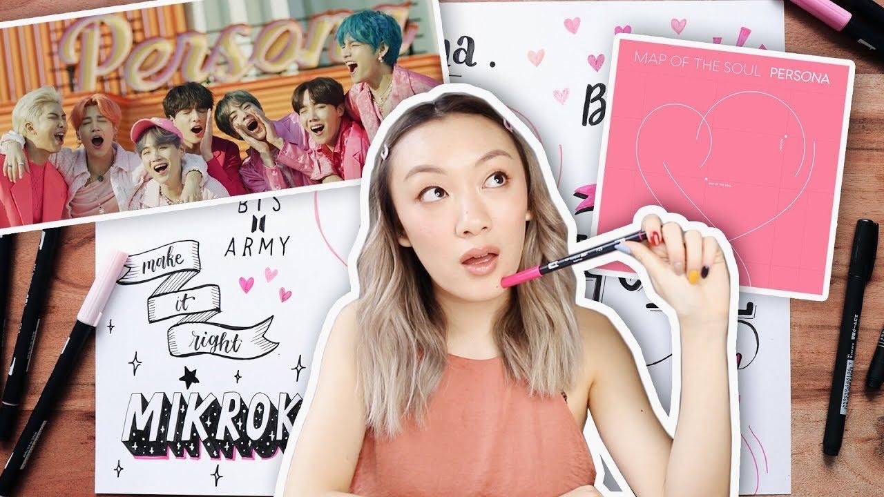 Doodle With Me! BTS With Luv Map Of The Soul: Persona