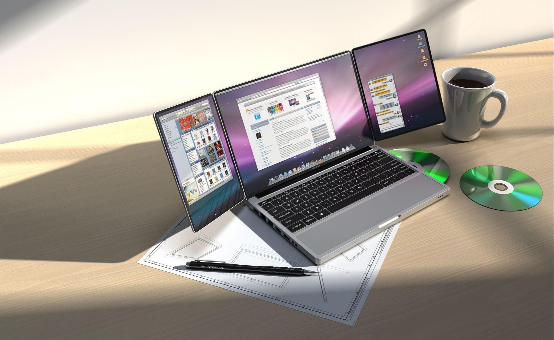 Mac coffee laptops wallpaper. PC