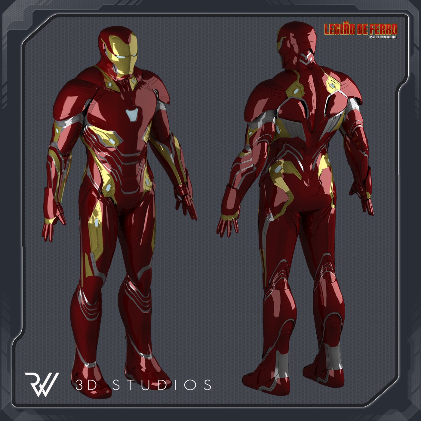 Iron Man Infinity War 3D Studios