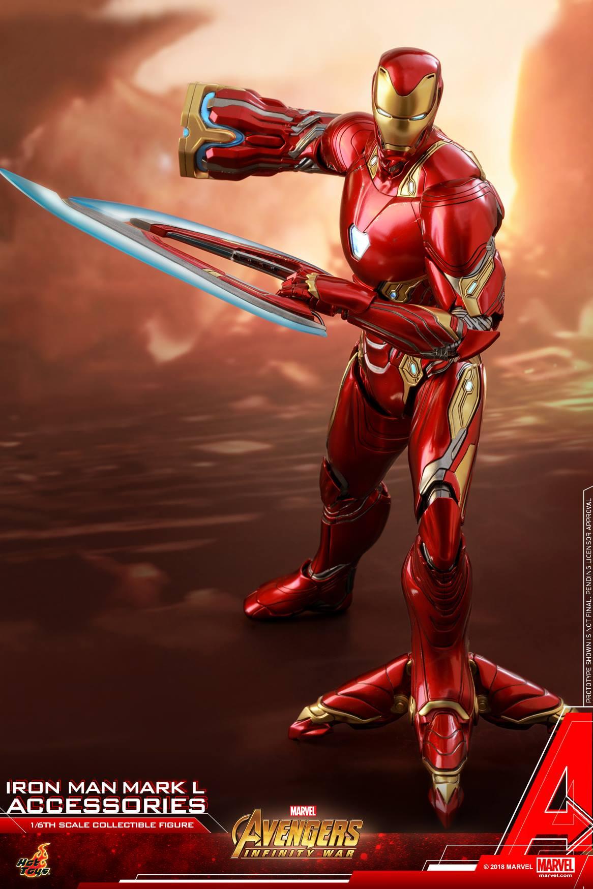 Hot Toys Avengers: Infinity War Iron Man Mark L Accessory Set