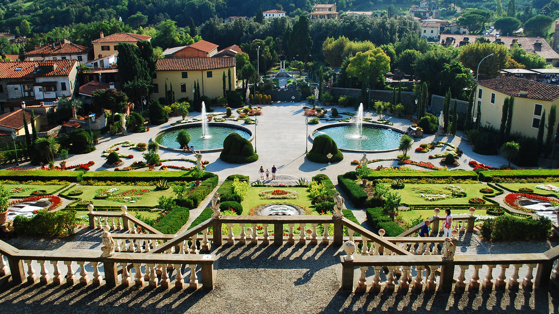 Italian Garden Widescreen Wallpaper. Wide Wallpaper.NET