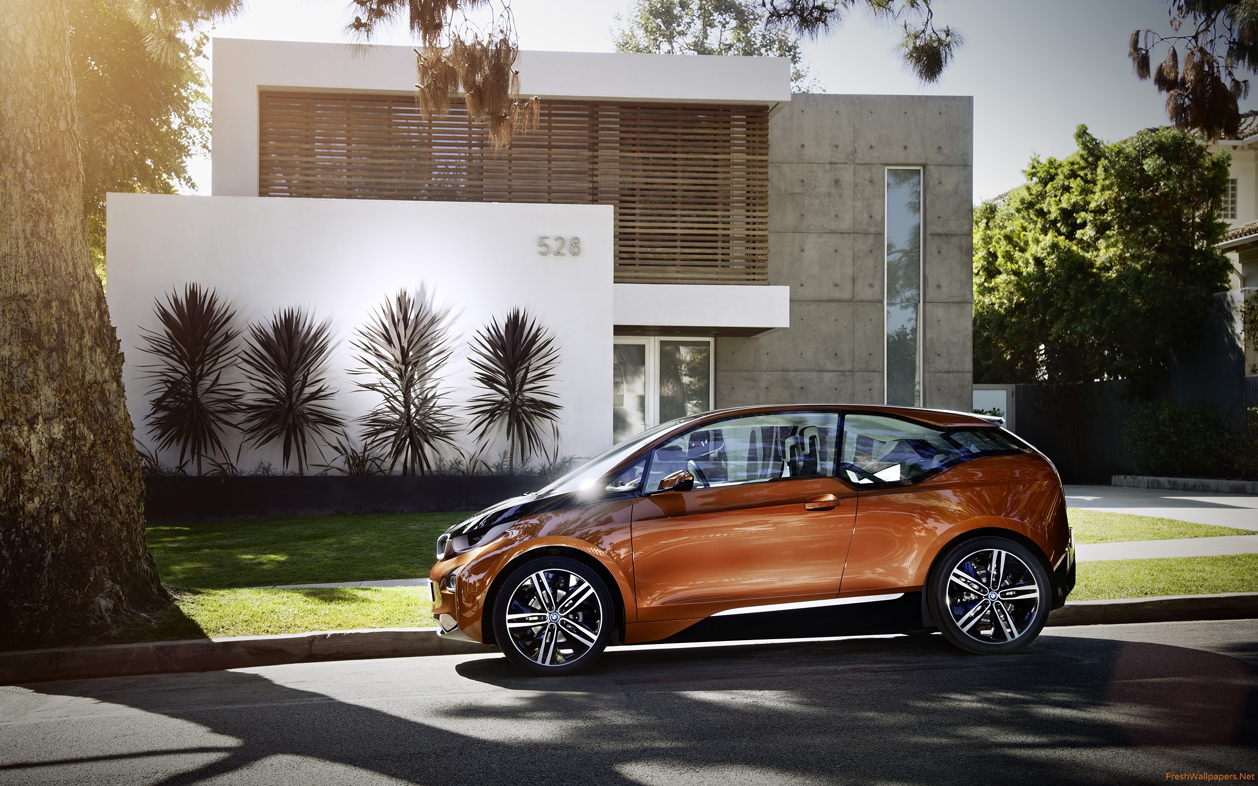 bmw i3 side wallpaper