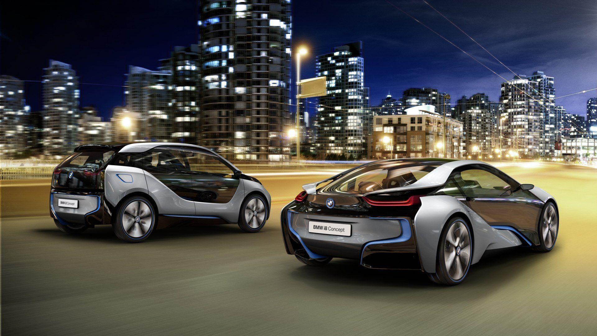 Bmw I3 Concept Side City Travel HD Wallpaper 1080p. Car