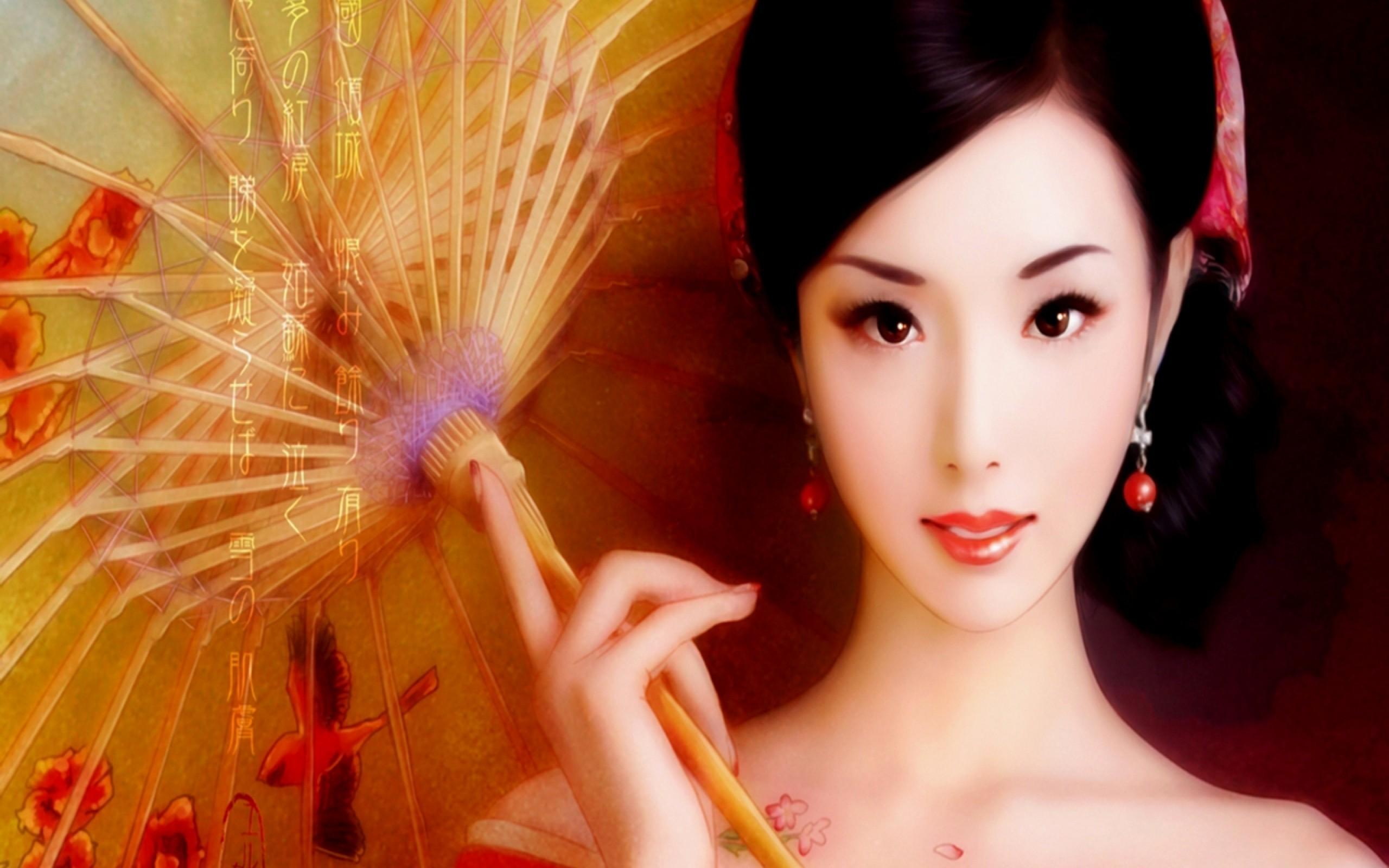 Portrait of Japanese girls wallpaper and image