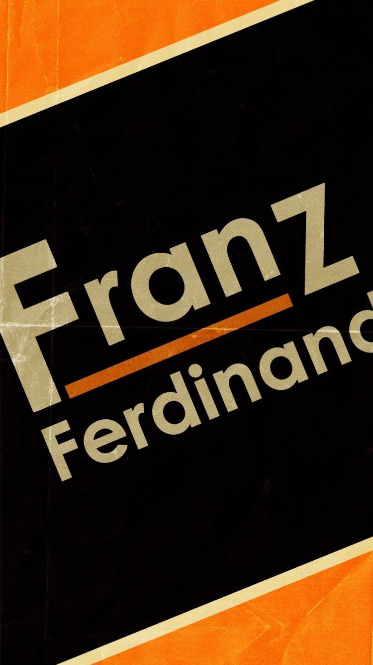Typography franz ferdinand rock music bands Wallpaper