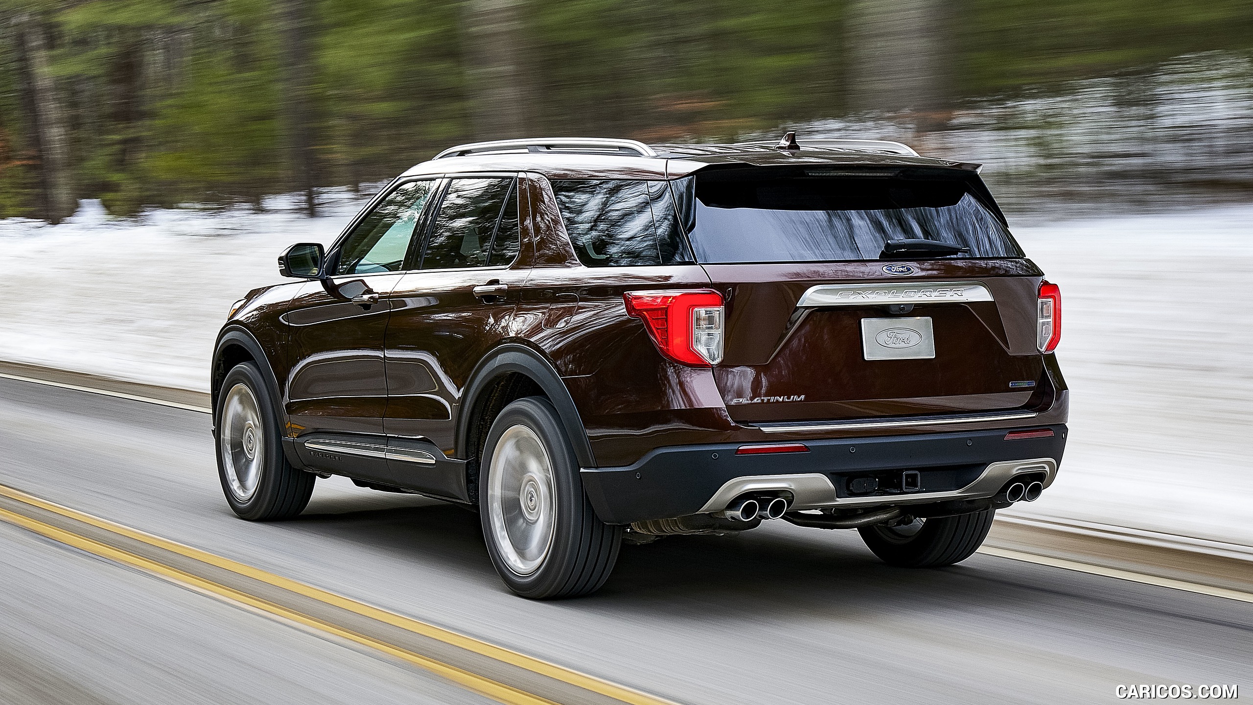 Ford Explorer Three Quarter. HD Wallpaper