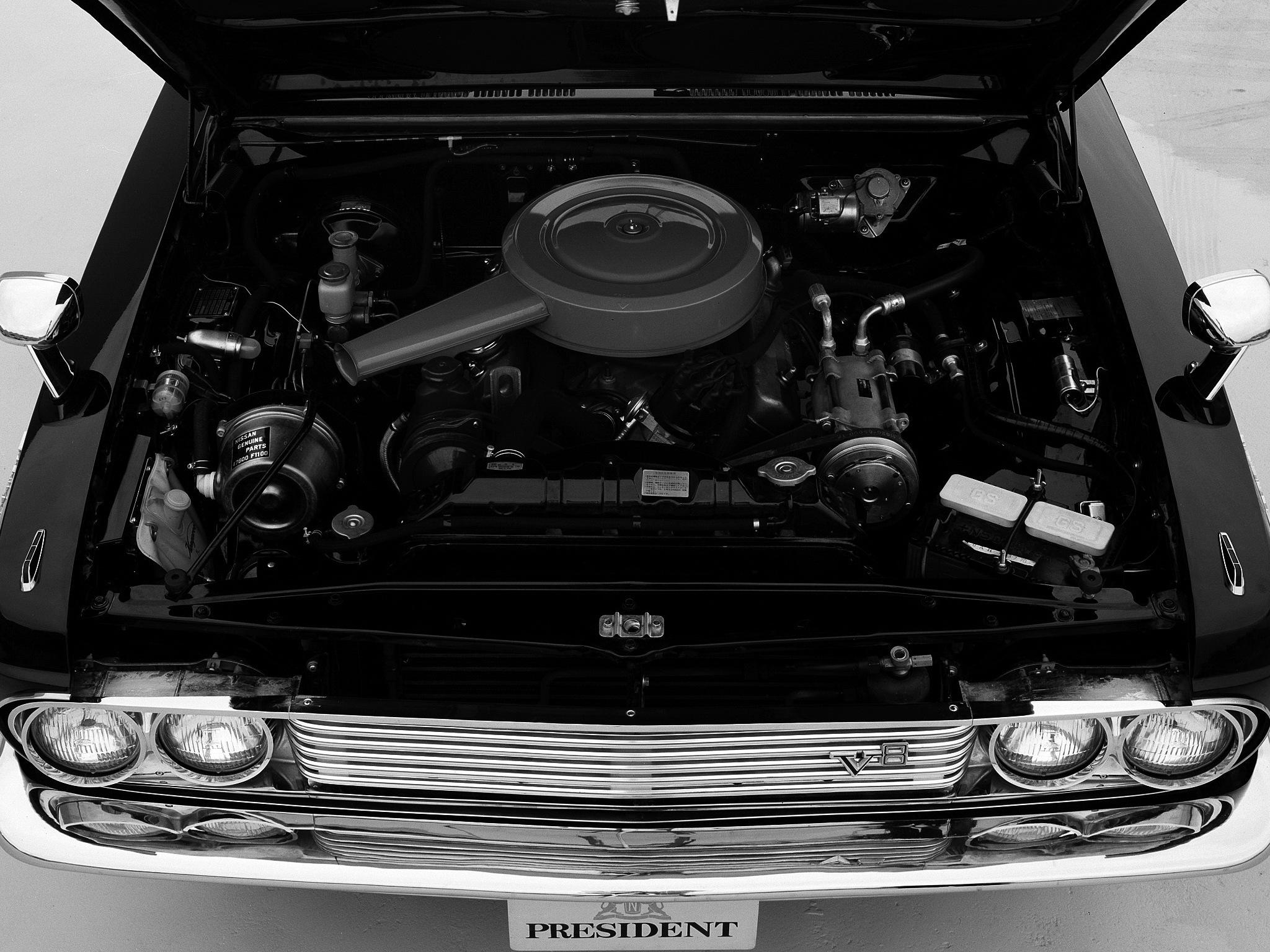 Under the hood Nissan President (H150) '10.1965–08.1973
