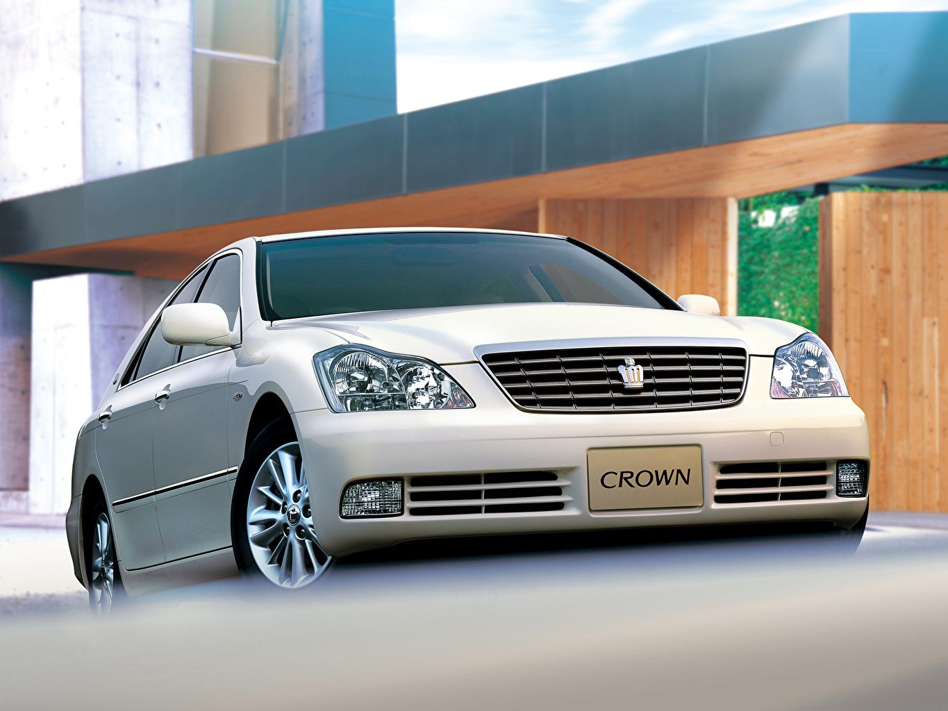 Wallpaper Toyota crown Front automobile