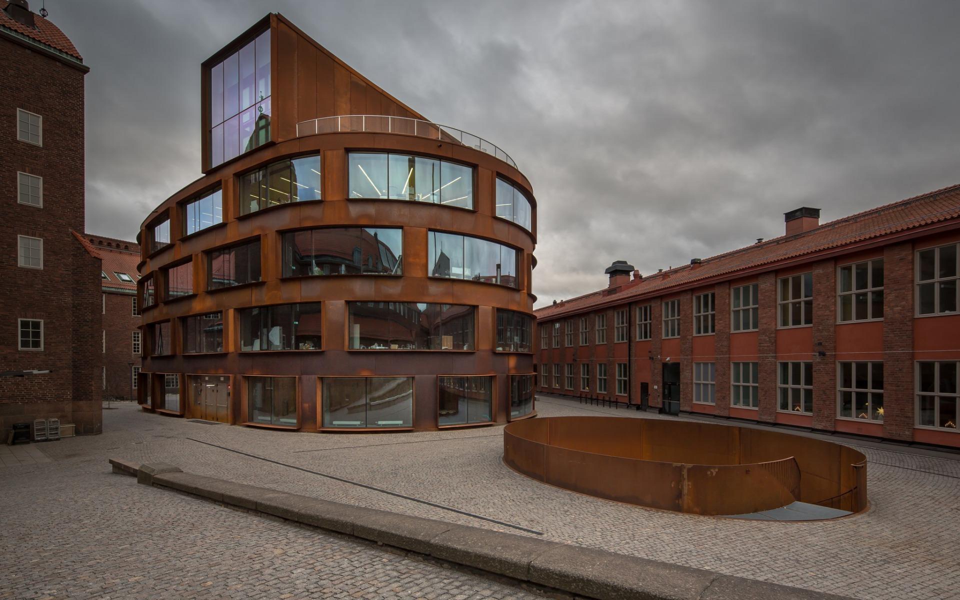 Download wallpaper Stockholm, Sweden, KTH Architecture School