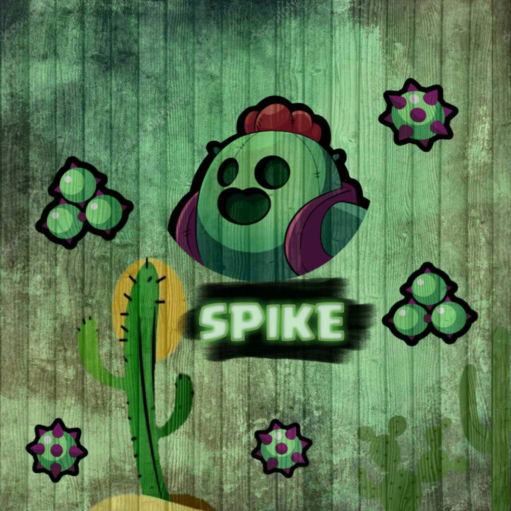 Spike Brawl Stars Wallpapers Wallpaper Cave - cute spike brawl stars wallpaper
