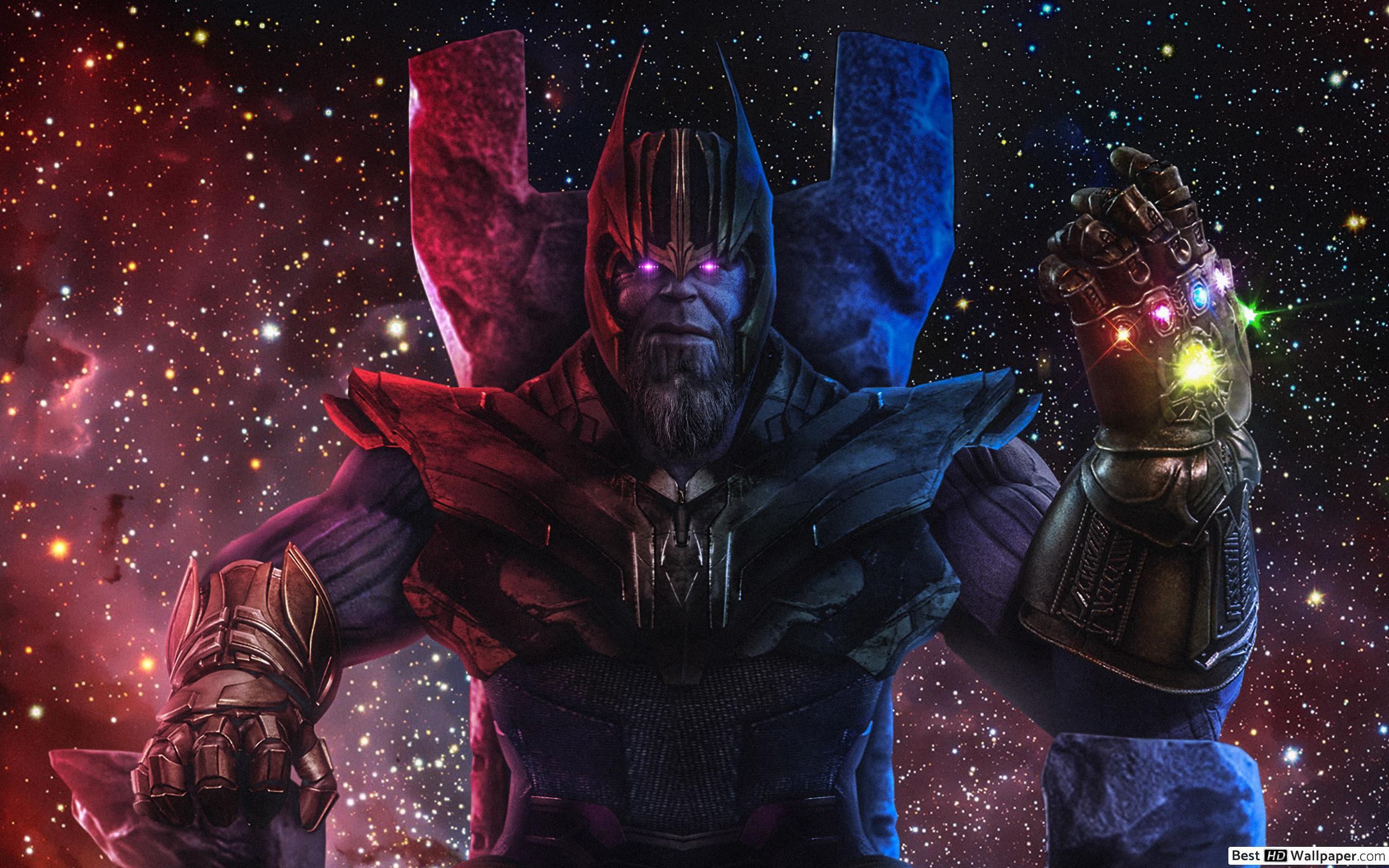 Avengers: Endgame with Infinity glove HD wallpaper download