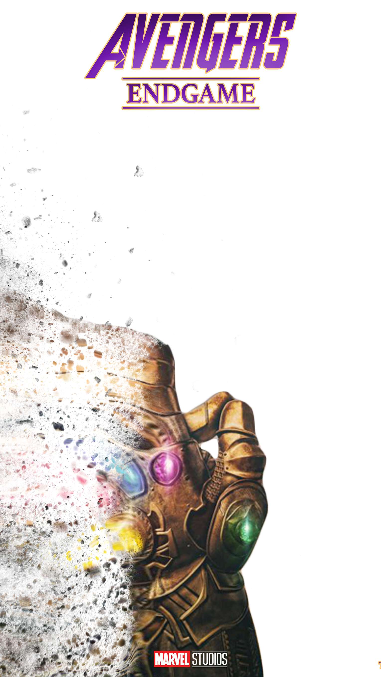 Avengers Endgame Thanos Snap iPhone Wallpaper