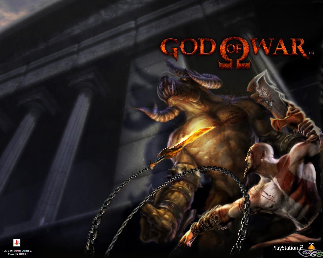 PlayStation 2, God of War II Game Wallpaper 1280x1024 NO