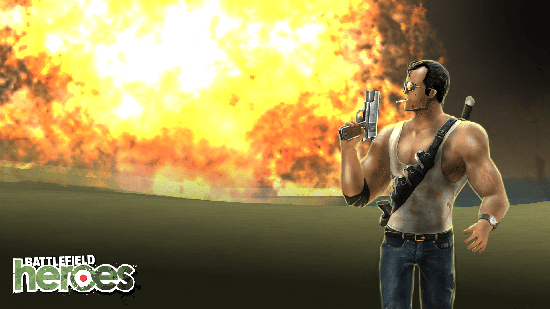 BWB6565: Shooter Background In High Quality, B.SCB WP&BG Collection