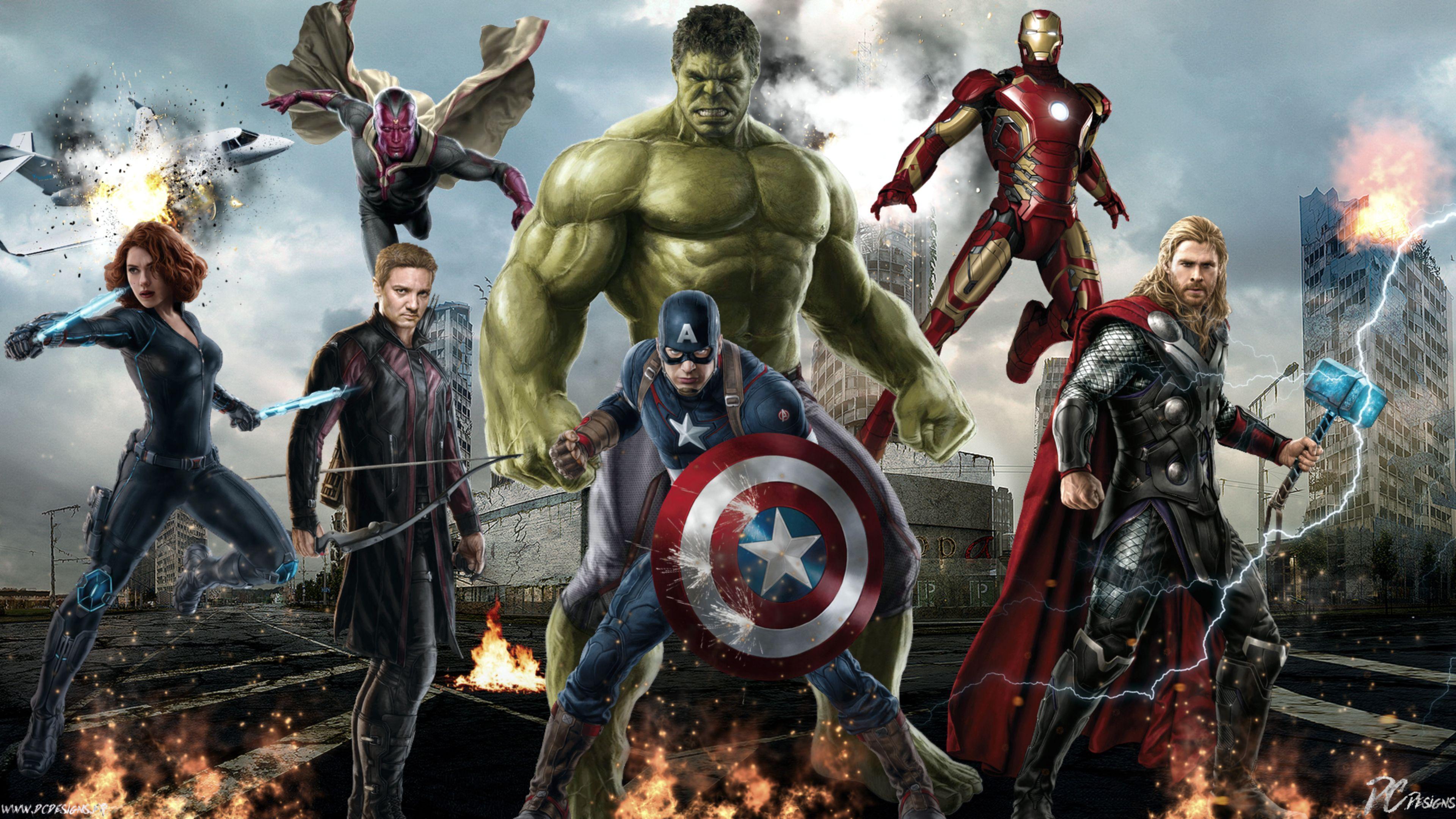 Avengers Age of Ultron 4K Wallpaper. Free 4K