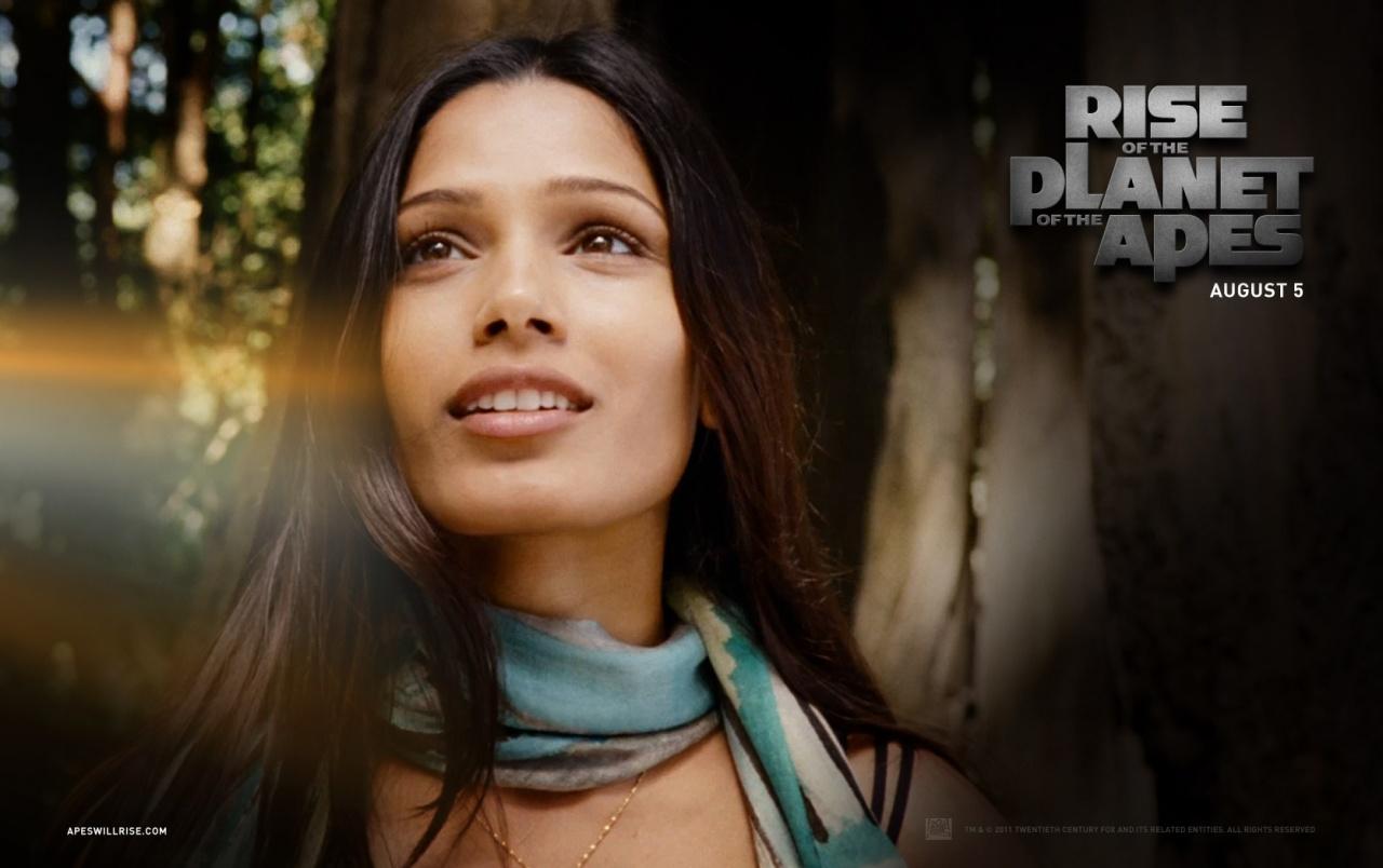 Rise of the Planet of the Apes: Freida Pinto wallpaper