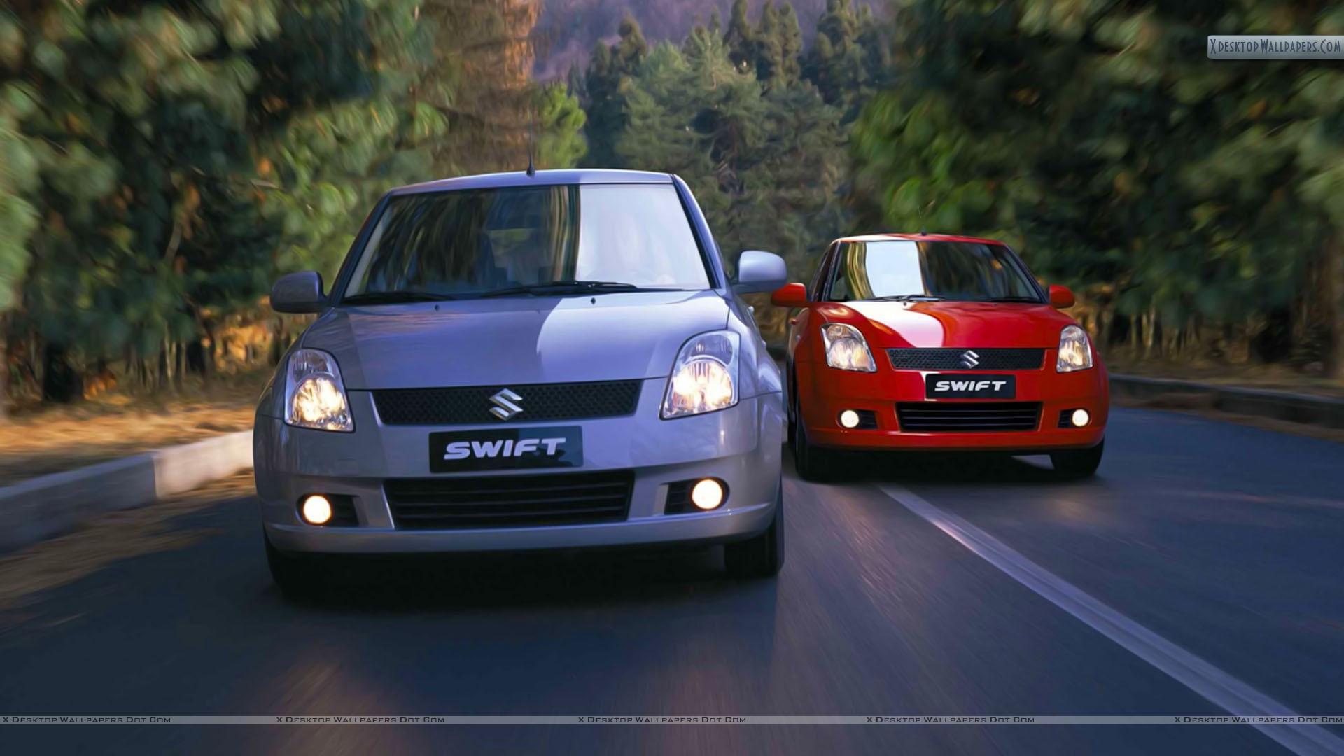 Suzuki Swift Car On The Road Wallpaper And Image