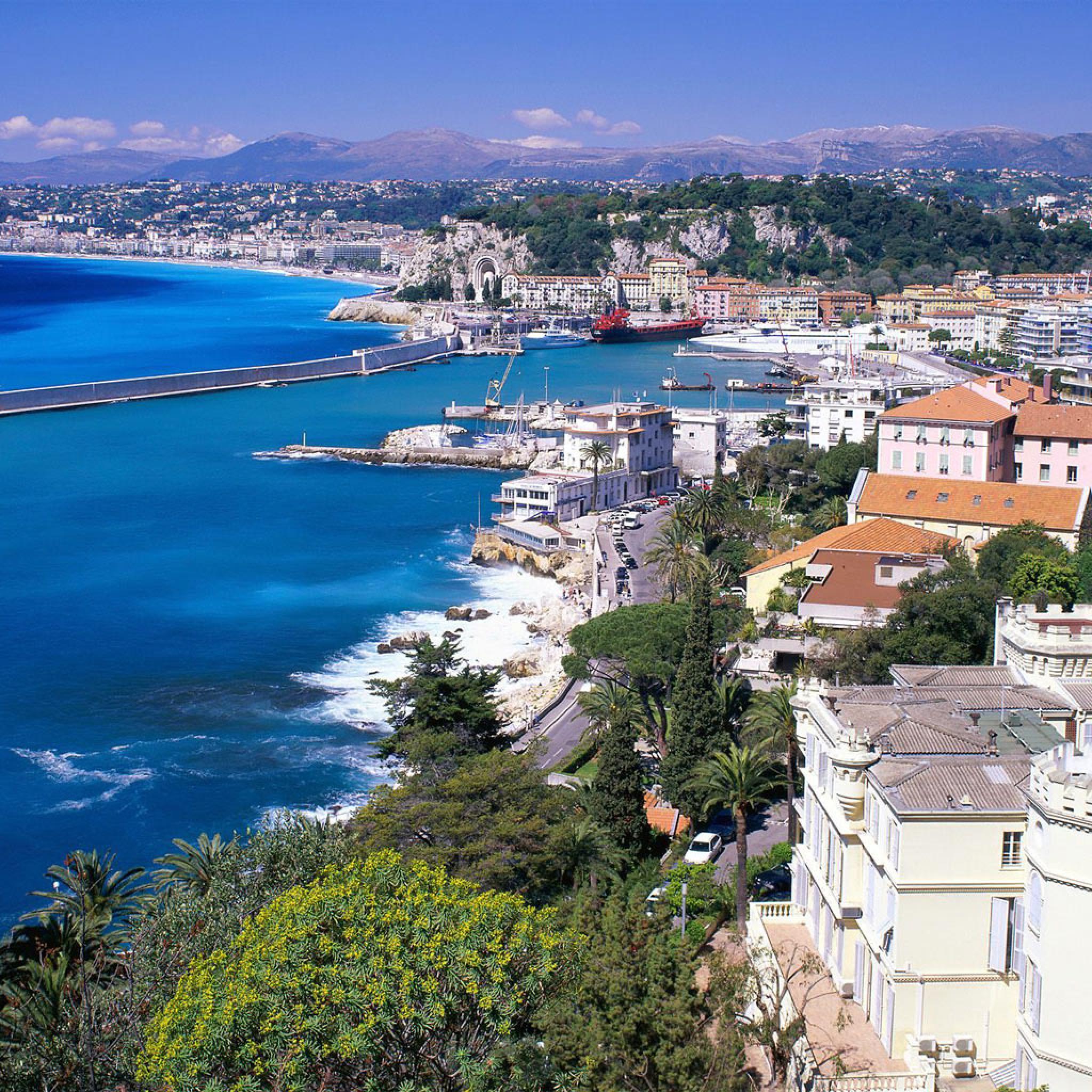 Landmarks Riviera Nice France iPhone HD Wallpaper Free