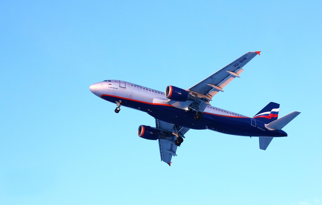 Wallpaper flight, the plane, Aeroflot, Airbus, A320 image
