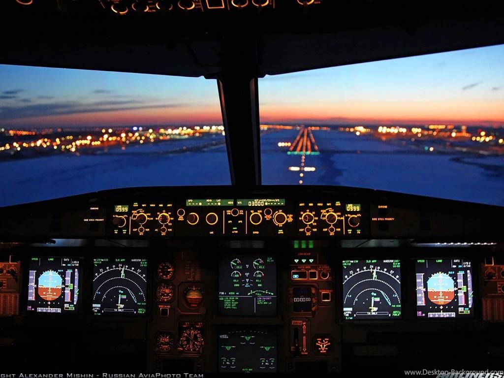 Airbus A320 Cockpit Wallpaper Desktop Background