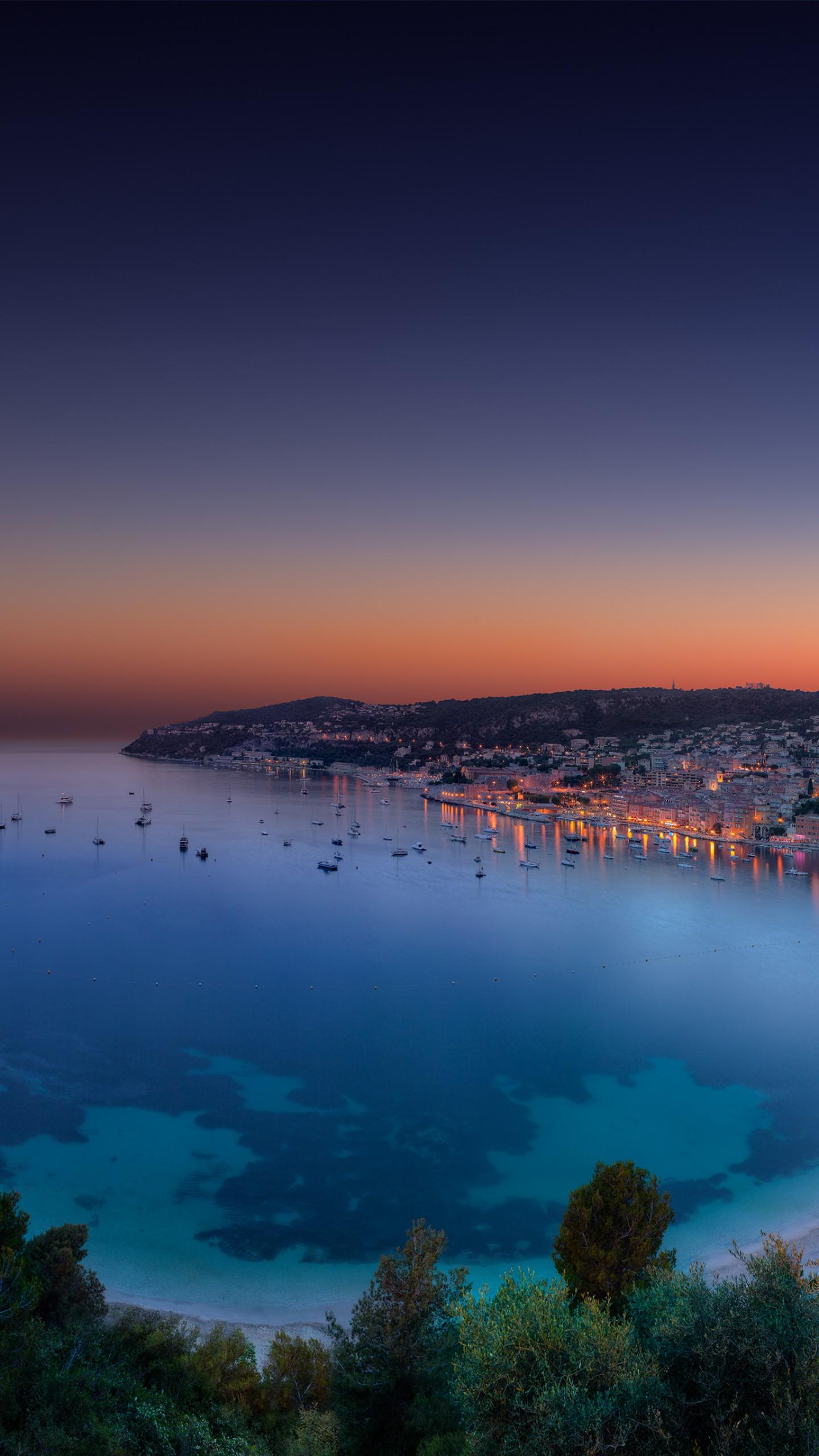 Wallpaper Monako, 4k, HD wallpaper, French Riviera, night, sunset