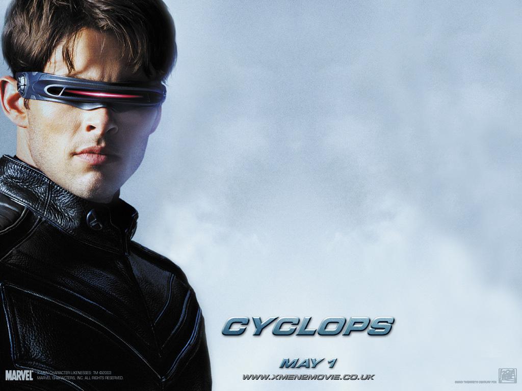 James Marsden Image X Men Cyclops Blue Background HD Wallpaper