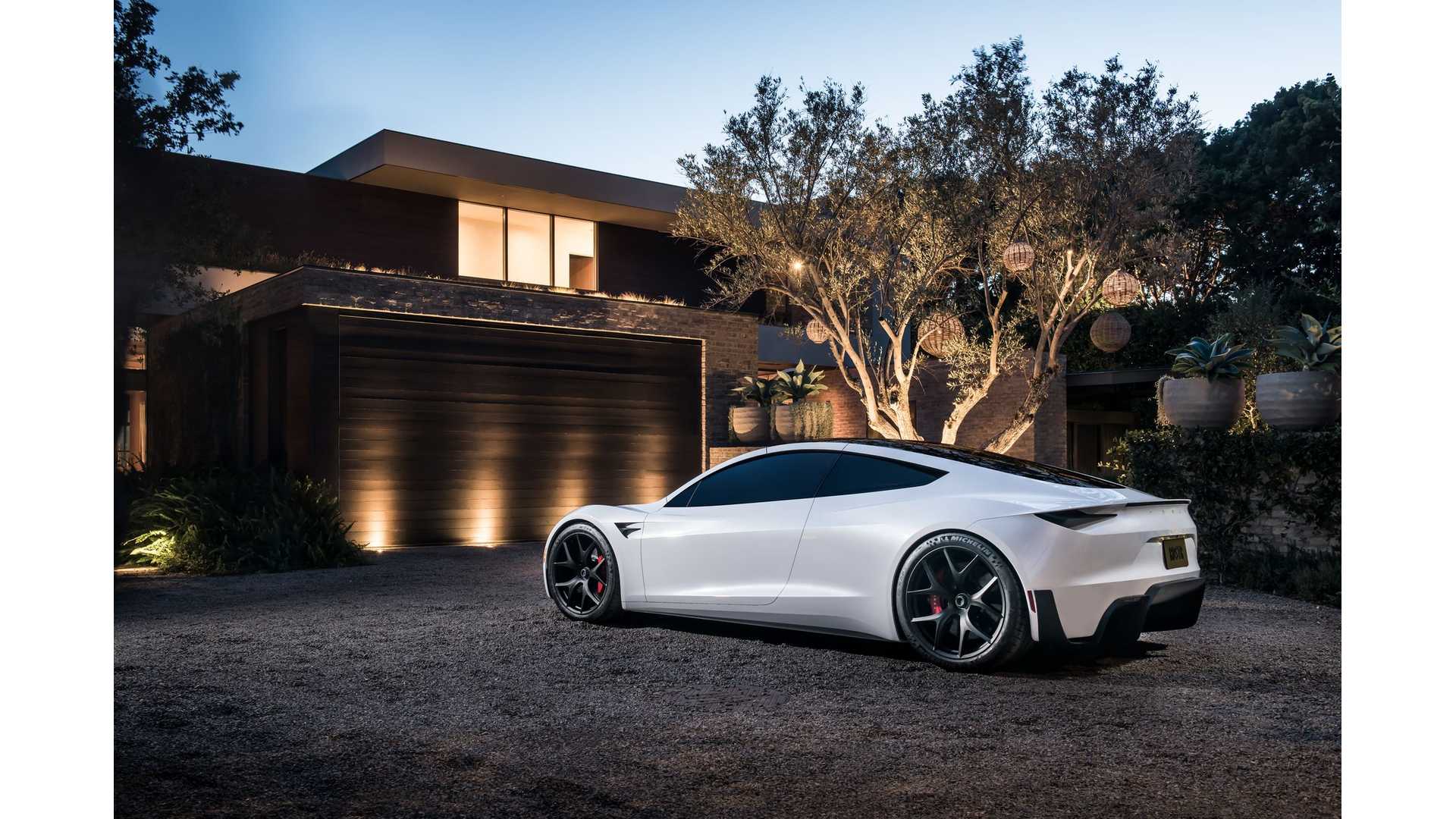 Tesla Roadster Delights Us In New Image: Wallpaper + Video