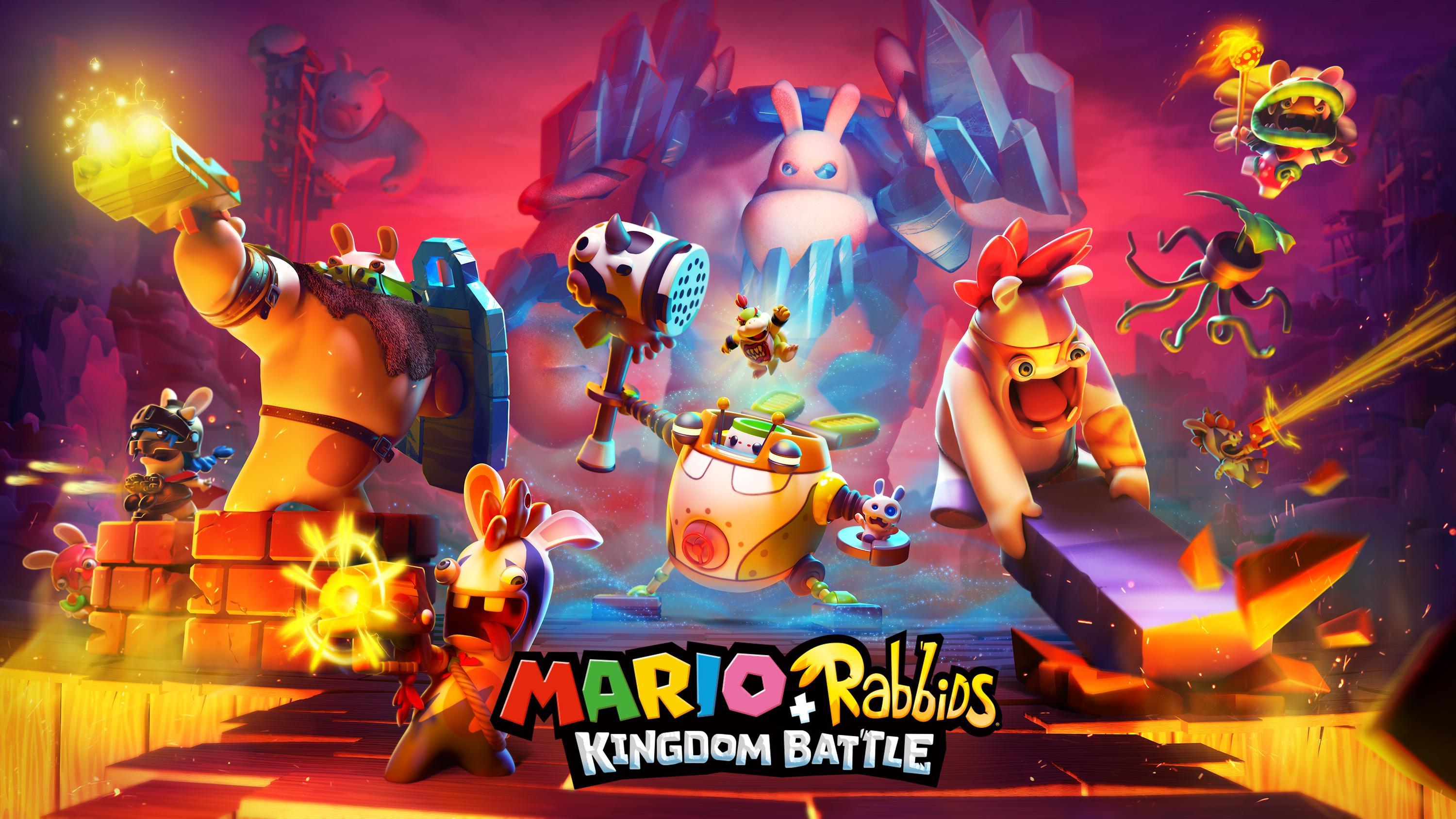 Wallpaper Mario + Rabbids Kingdom Battle, Games