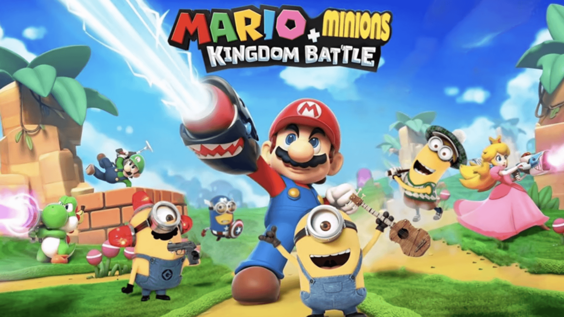 Papel de parede Jogo para pc em hd Mario e Rabbids Kingdom Battle