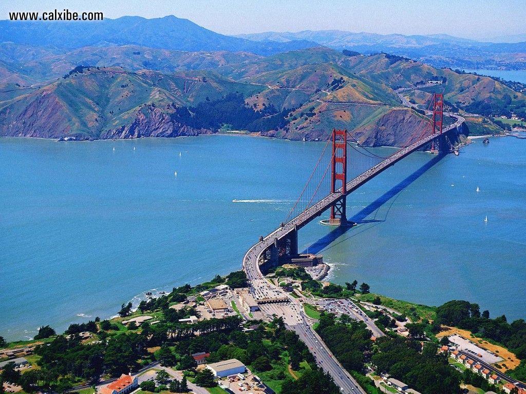 Known places: Golden Gate Bridge, San Francisco, California, desktop