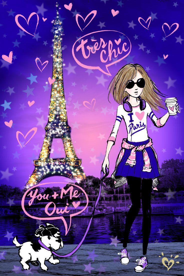 Purple Cute Girly Paris Wallpaper iPhone. iPhoneWallpaper. Paris