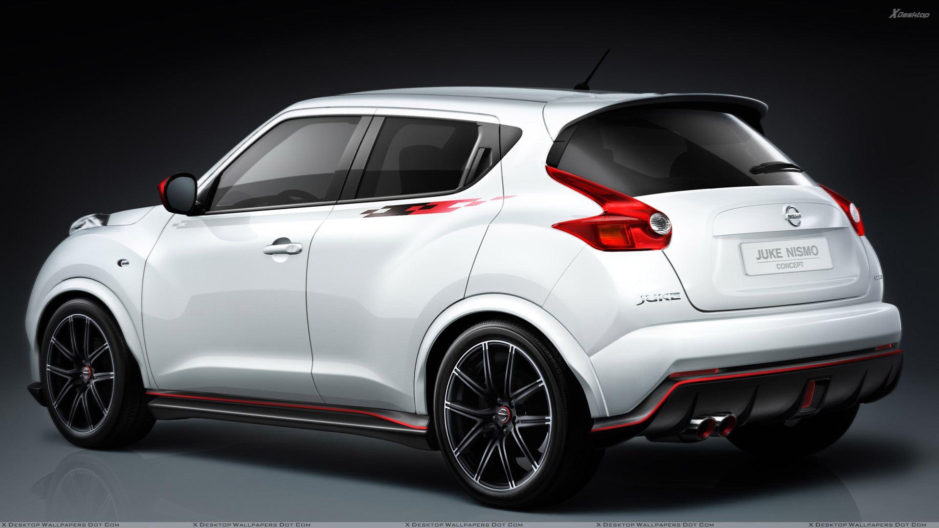 Nissan Juke Nismo Concept Back Side Pose In White Wallpaper